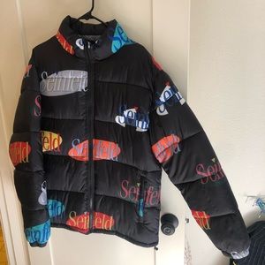 Dumbgood Seinfeld Puffer Jacket Sz M